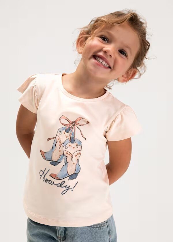 MAYORAL TISORT-KISA KOL 6 - Y26-80-PEMBE